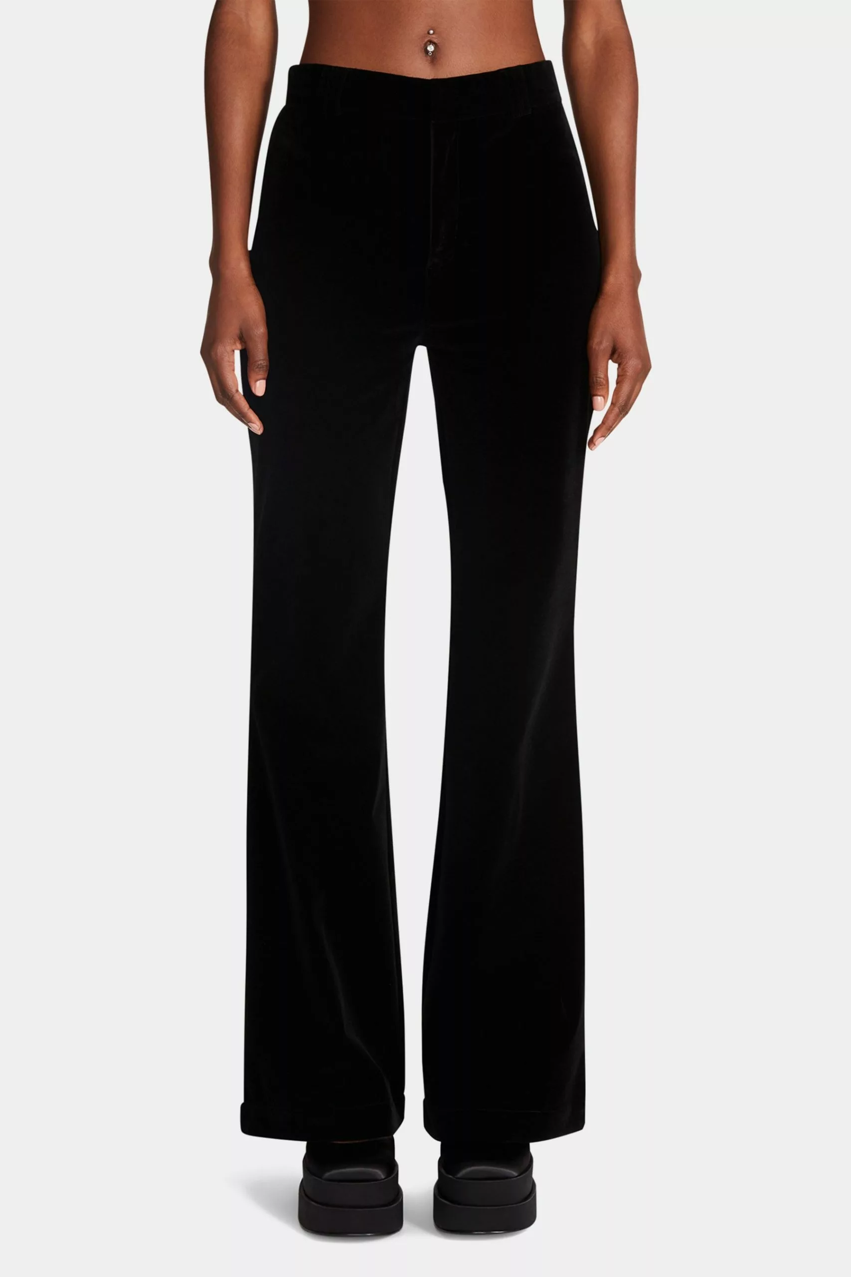 Steve Madden Fit And Flare Velvet Pant - Image 4