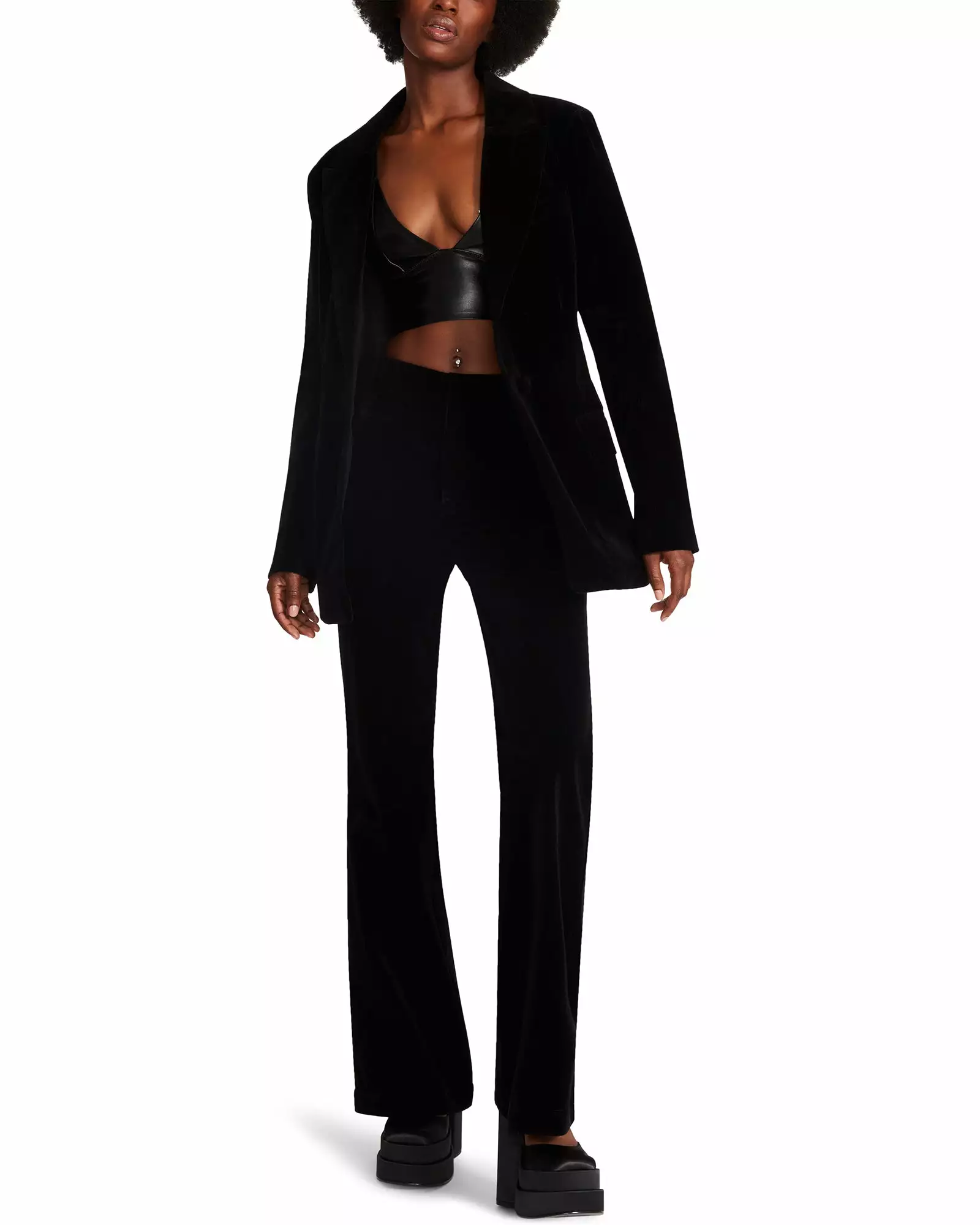 Steve Madden Fit And Flare Velvet Pant - Image 11