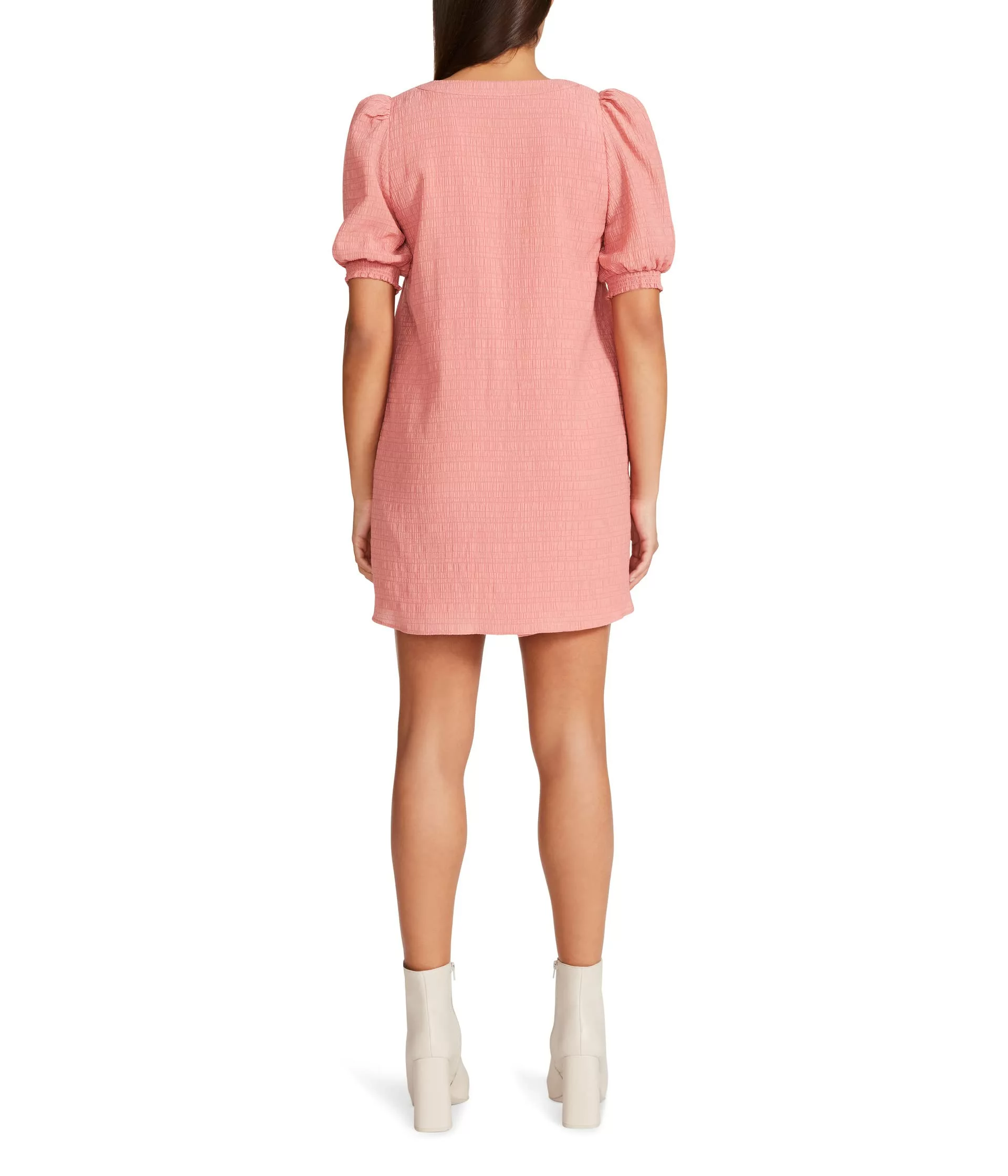 Steve Madden Fields Of Gold Textured Stripe Gauze Shift Dress - Image 2