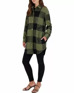 Steve Madden Eldridge Buffalo Plaid Coat