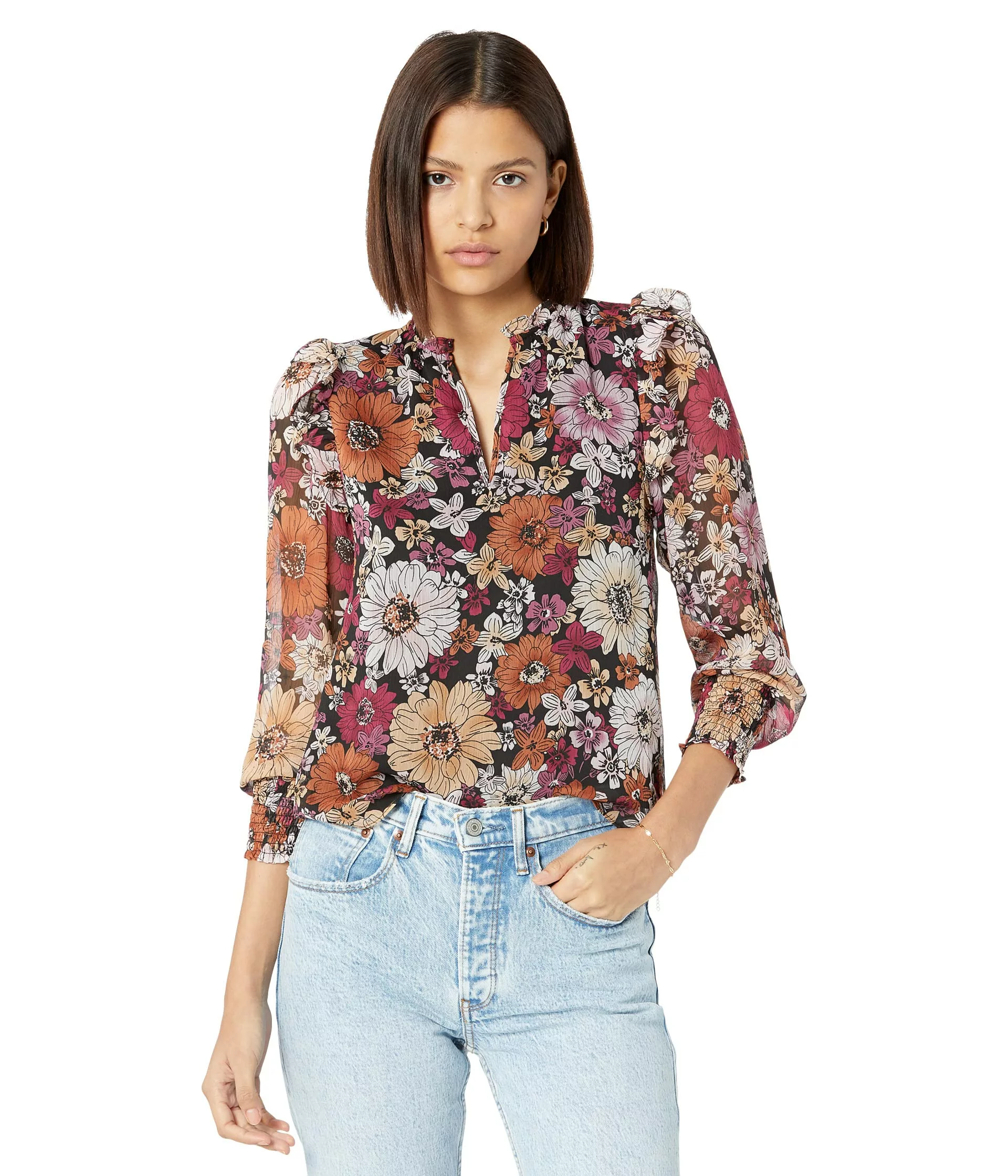 Steve Madden Floral Me Not Top