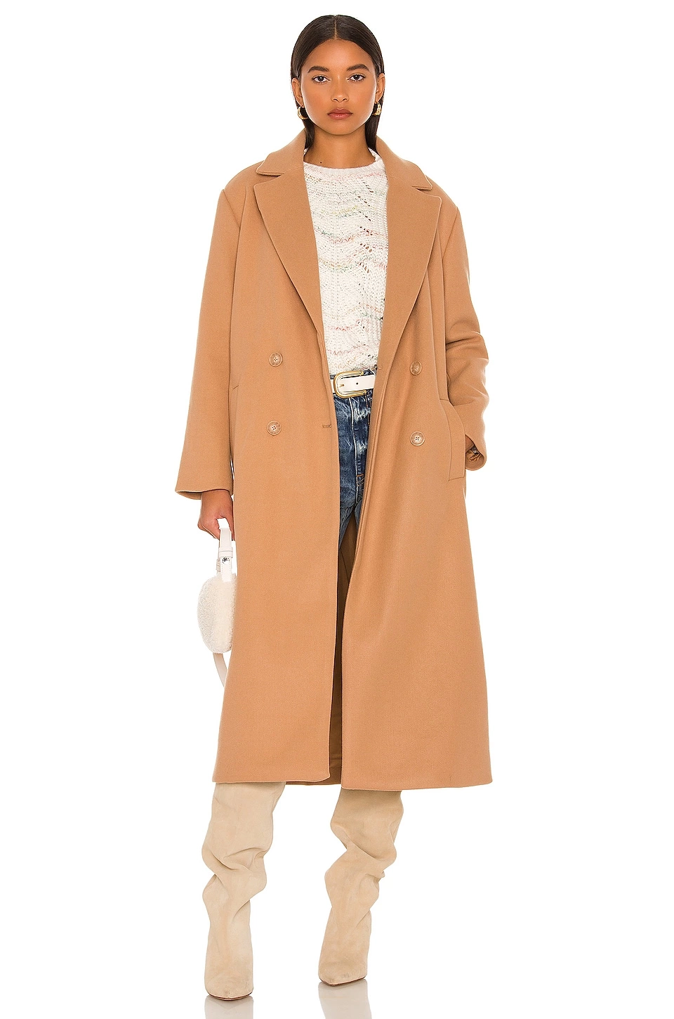 Steve Madden Isnt It Iconic Coat Camel