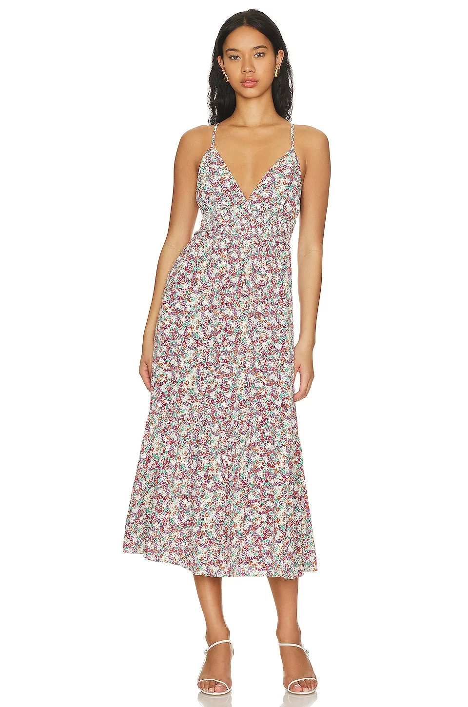 Steve Madden ROBE LISA White Ditsy Floral