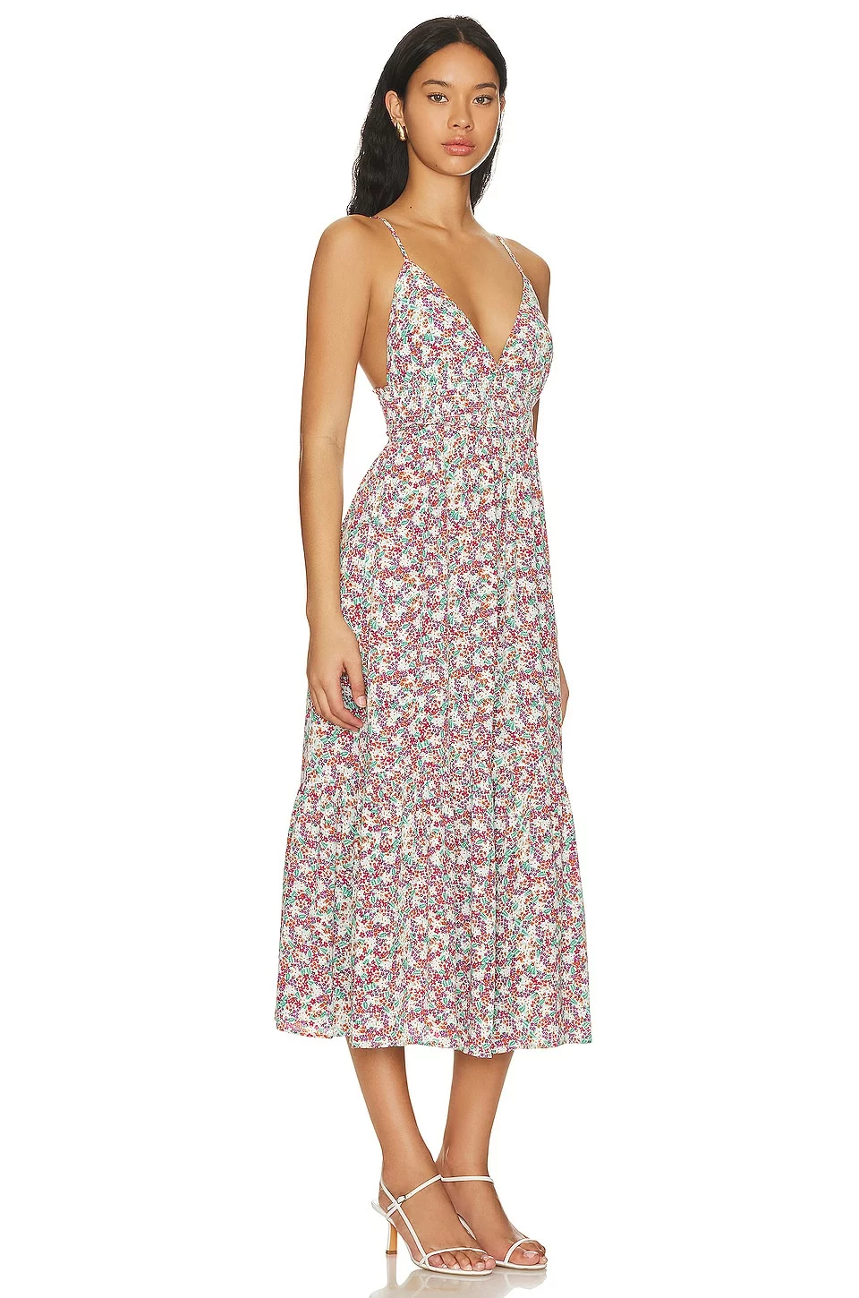 Steve Madden ROBE LISA White Ditsy Floral - Image 2