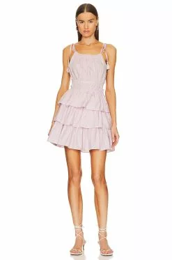 Steve Madden Mireya Mini Dress Pink Tulle
