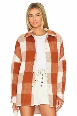 Steve Madden VESTE CHEMISE BONNIE Mocha Bisque