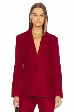 Steve Madden Harlow Blazer Medium Red