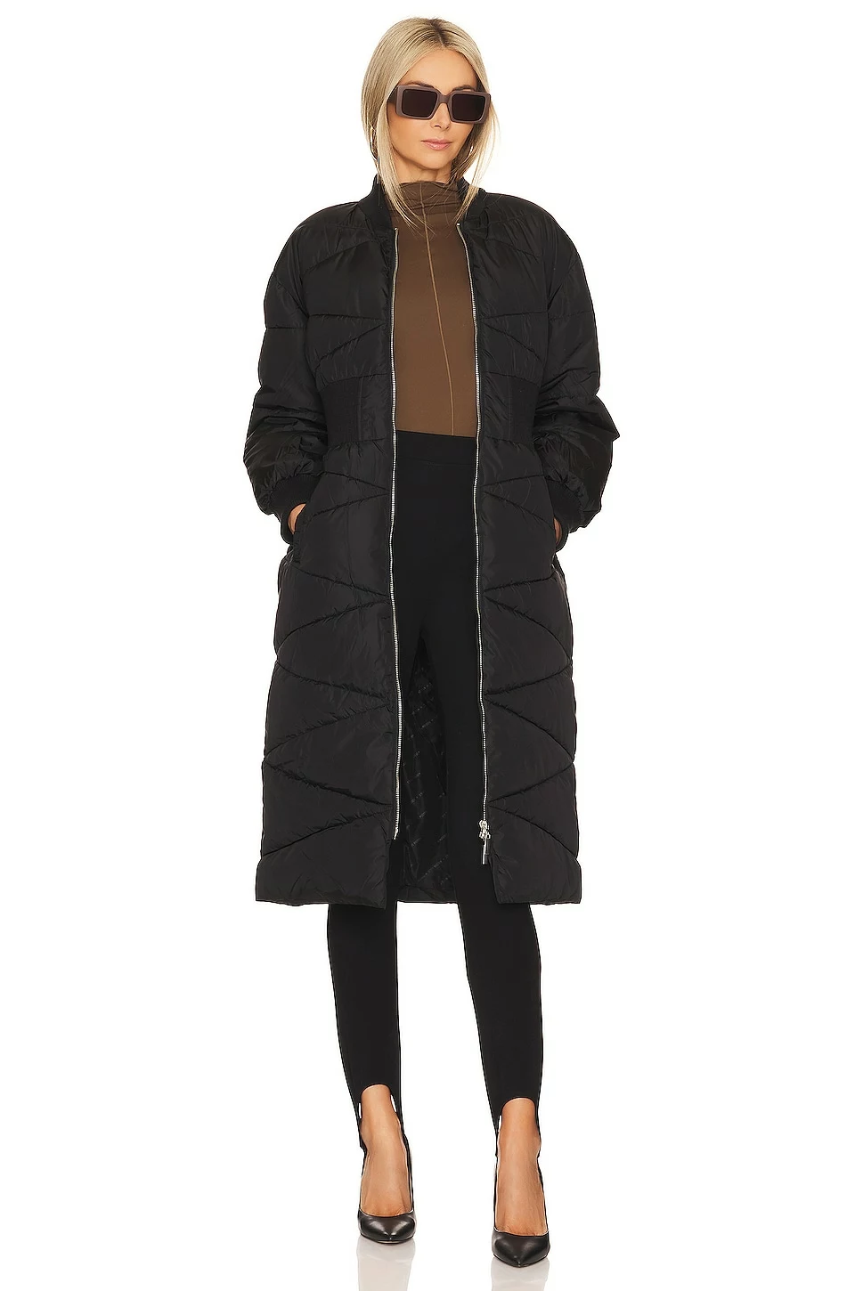 Steve Madden Norma Coat Black