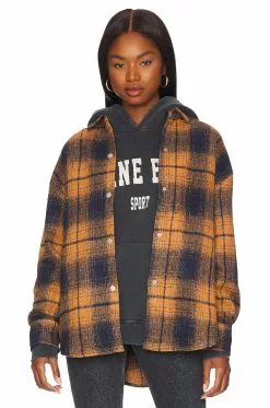 Steve Madden Sophia Shacket Peacoat