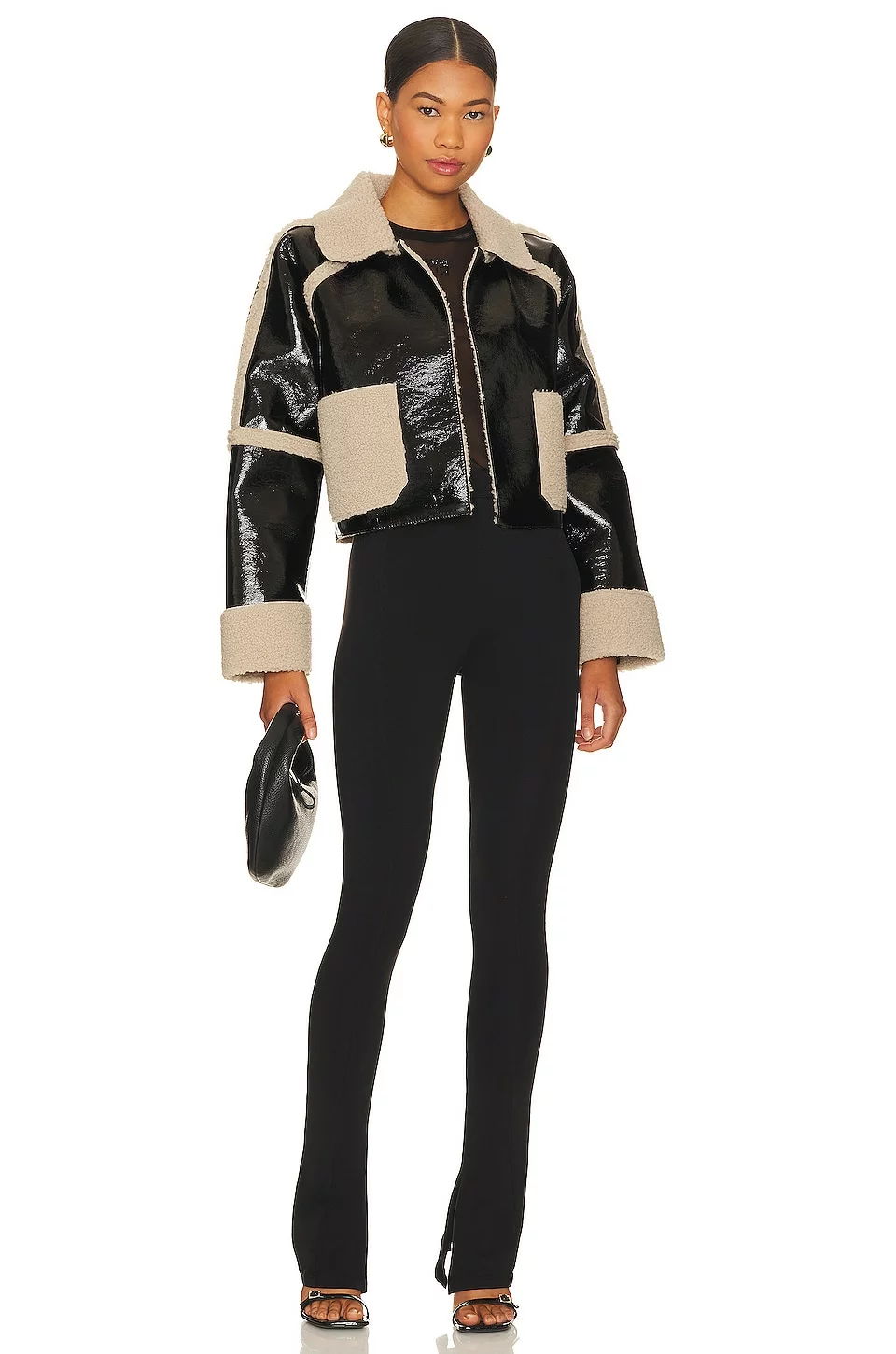 Steve Madden Salma Jacket Black - Image 4