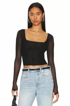 Steve Madden Hayden Top Black