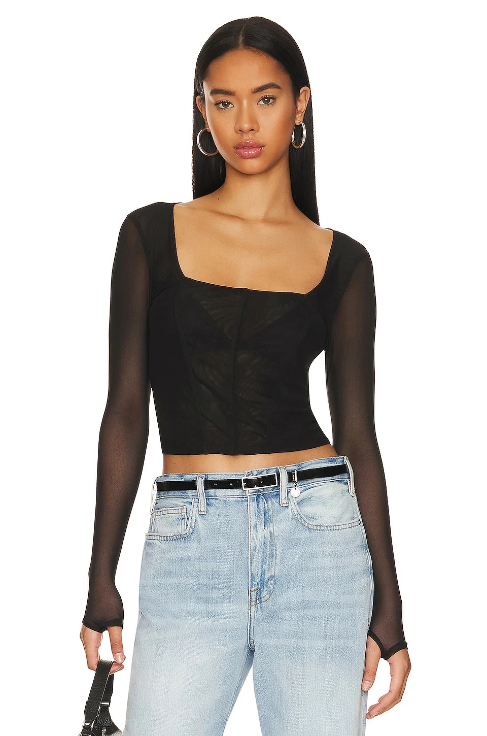 Steve Madden Hayden Top Black