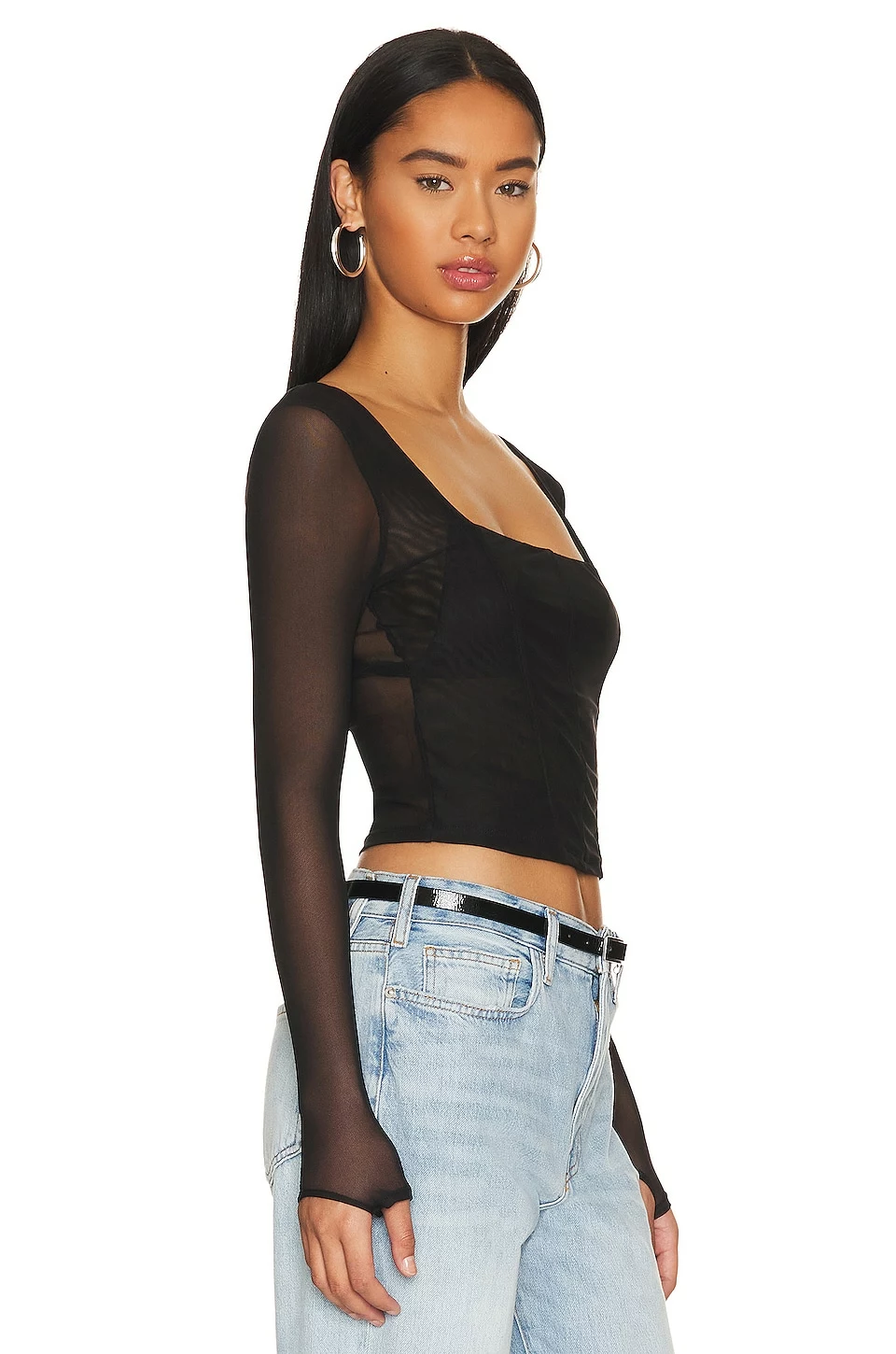 Steve Madden Hayden Top Black - Image 2