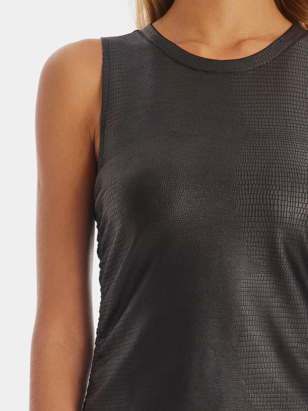 Steve Madden Rochester Cinched Faux Suede Dress - Image 7